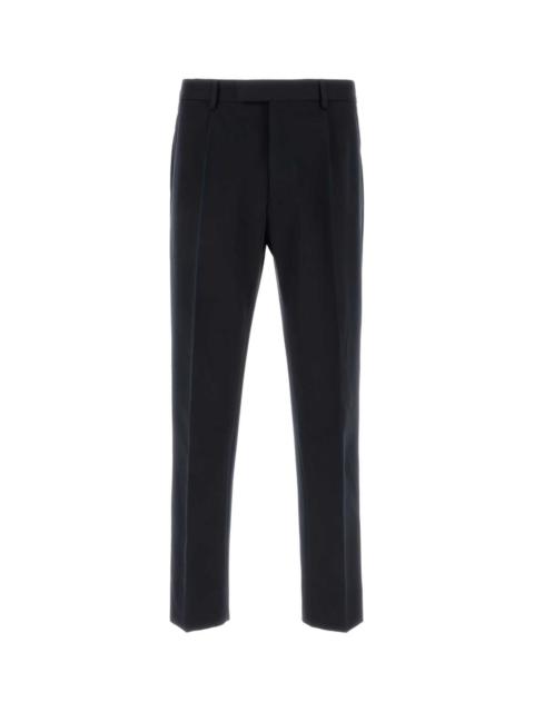 ZEGNA Zegna Men Midnight Blue Cotton Blend Pant