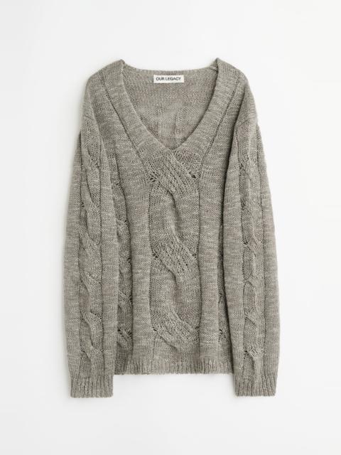 Our Legacy Link V-Neck Tin Shifting Hemp Silk Cable