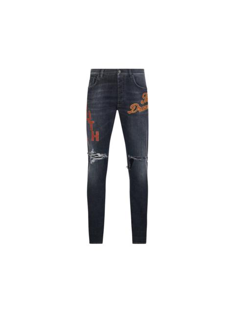 AMIRI Amiri Grey Denim - Skinny Jeans Men