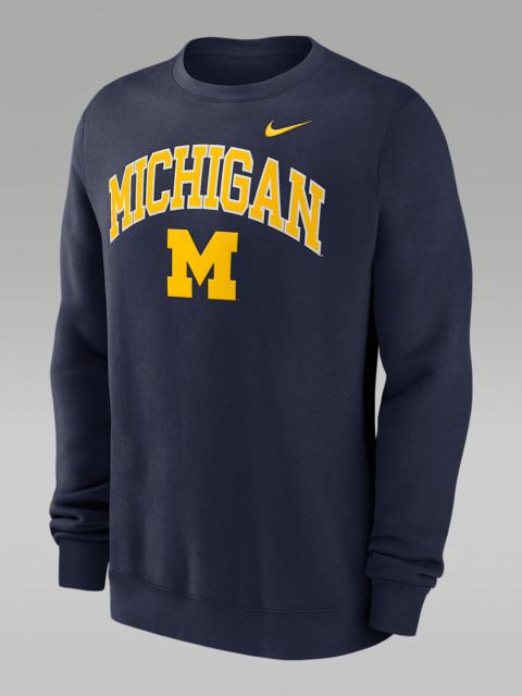 Jordan Michigan Arch Men's Nike College Pullover Crew
