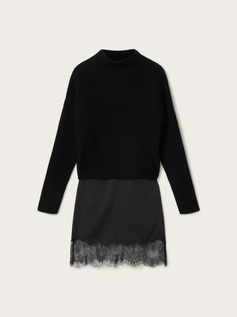 ALLSAINTS ELOISE 2-IN-1 SWEATER DRESS