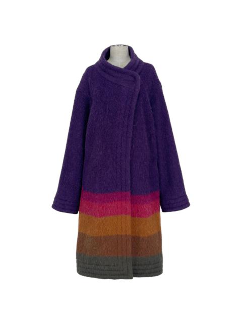 ISSEY MIYAKE Runaway 1980 Alpca Mohair Multicolor Coat