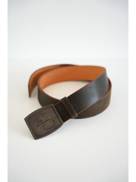 Yohji Yamamoto Yohji Yamamoto Leather Signature Belt 07Aw