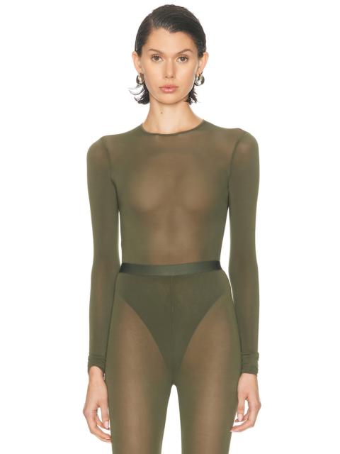 WARDROBE.NYC Sheer Bodysuit