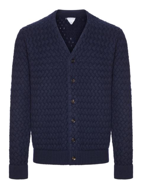 Bottega Veneta Bottega Veneta Men Cable-Knit Wool Cardigan