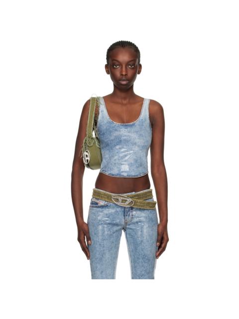 Diesel Blue De-Shi-S Denim Tank Top