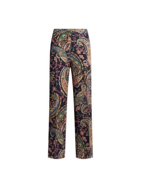 Etro PAISLEY PRINT TROUSERS