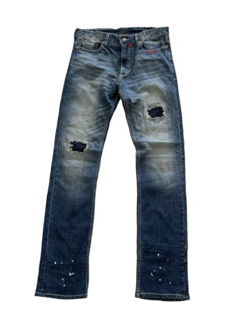 Other Designers Japanese Brand - PPFM Denim Jeans Ripped style Distressed