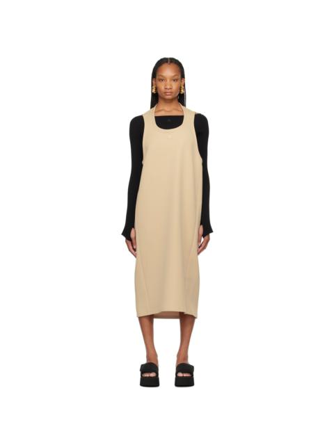 courrèges Beige Holistic Midi Dress