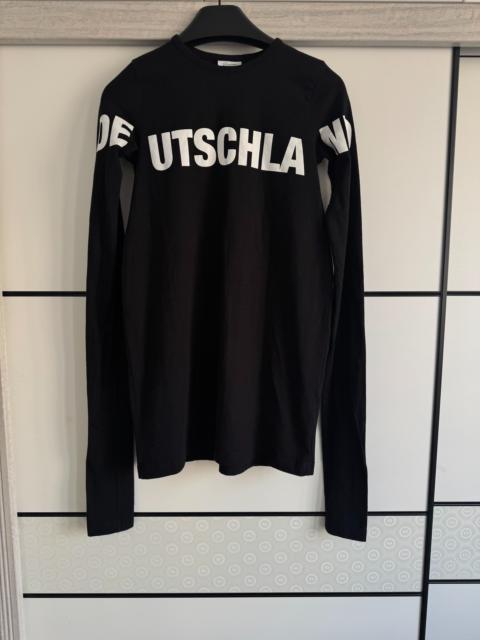 VETEMENTS Vetements 16SS "DEUTSCHLAND" tight long-sleeve Top