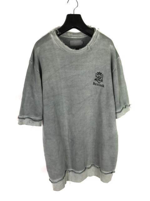 Other Designers Devilock - DEVILOCK SHORT SLEEVE LIGHT SWEATSHIRT CHARCOAL GREY