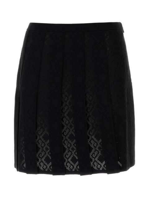 Givenchy Women Black Viscose Blend Skirt