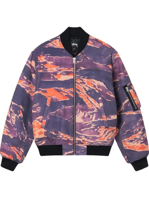 STUSSY Men Tigris Canvas Bomber Jacket