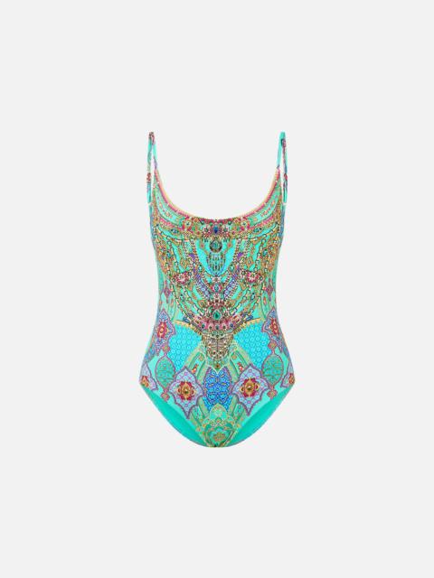 CAMILLA SCOOP NECK ONE PIECE WITH SCOOP BACK THE CONCUBINES CORRIDOR