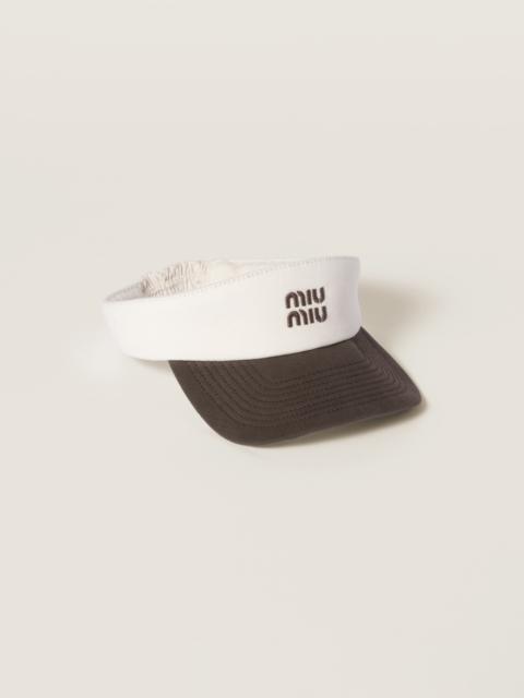 Miu Miu Denim visor