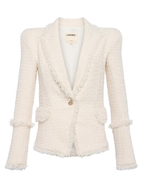 L'AGENCE Kaisley Tweed Blazer