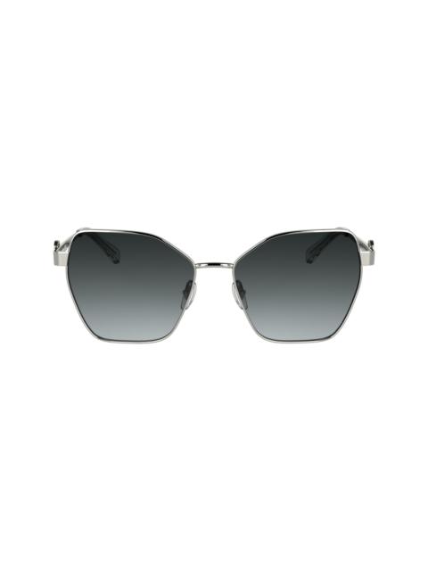 Longchamp Sunglasses Silver/Grey - Metal