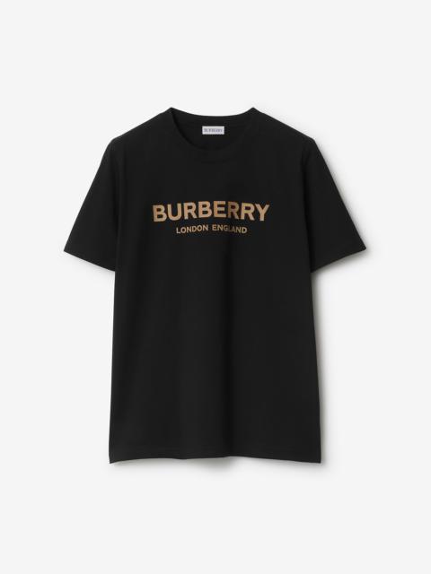 Burberry Logo Cotton T-shirt
