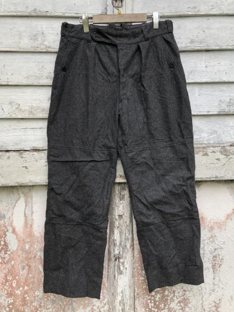 Other Designers Military - VTG BULAG AUERBACH GERMAN THW CIVIL MILITARY GRAY WOOL PANTS