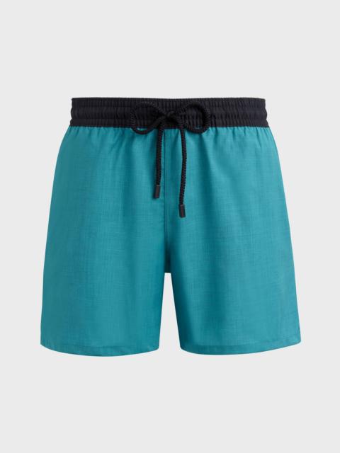 Vilebrequin Men Wool Swim Shorts Super 120's
