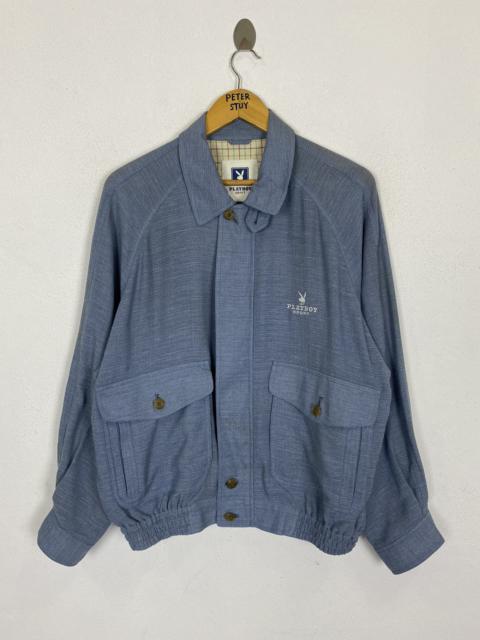Other Designers Vintage - VINTAGE 90’s PLAYBOY SPORT BOMBER STYLE JACKET