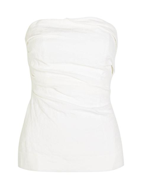TOVE Tove Izel Strapless Linen top