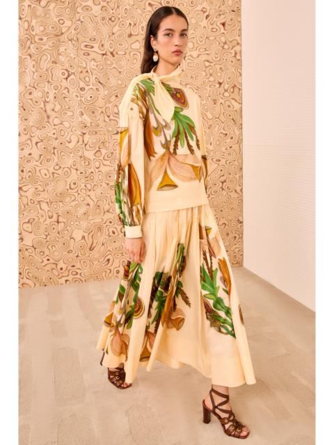 ULLA JOHNSON Filagree Midi Skirt