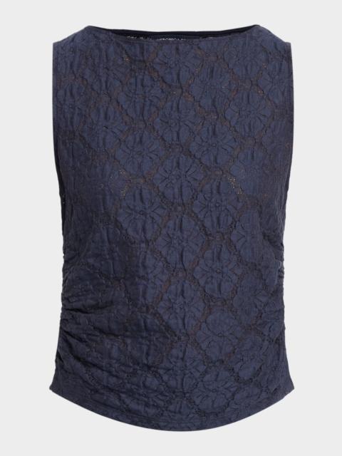 VERONICA BEARD Selah Lace Tank Top
