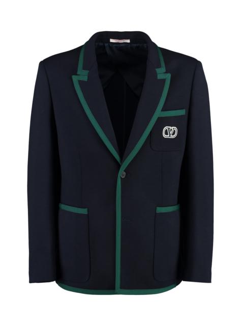 Valentino Wool Single-breasted Blazer