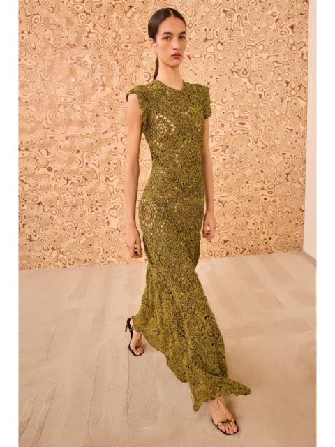 ULLA JOHNSON Annalisa Hand Crochet Dress