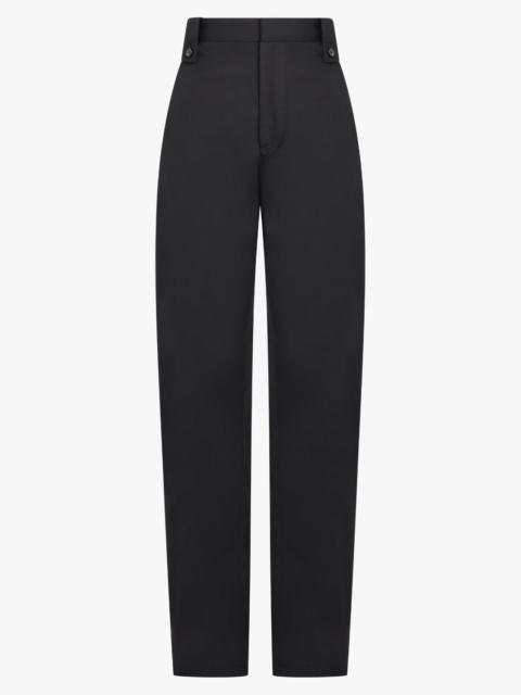 Bottega Veneta COTTON TWILL TROUSER | BLACK