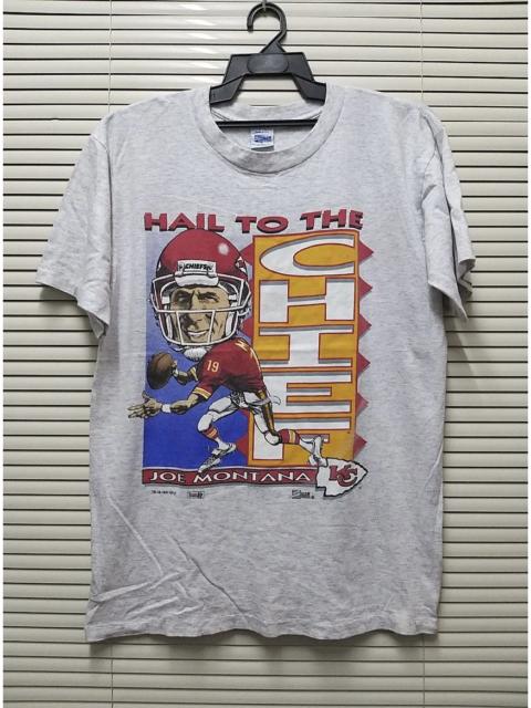 Other Designers OFFER🔥VINTAGE 90'S JOE MONTANA CHIEFS NFL 1993 T SHIRT