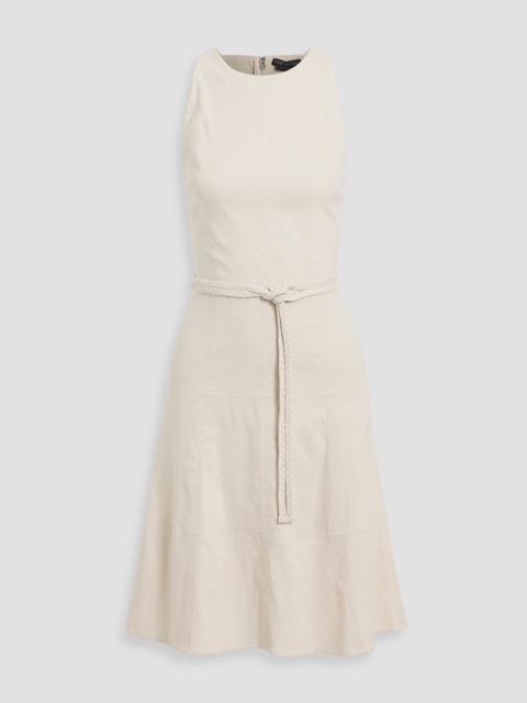 Alice + Olivia Linen-blend dress