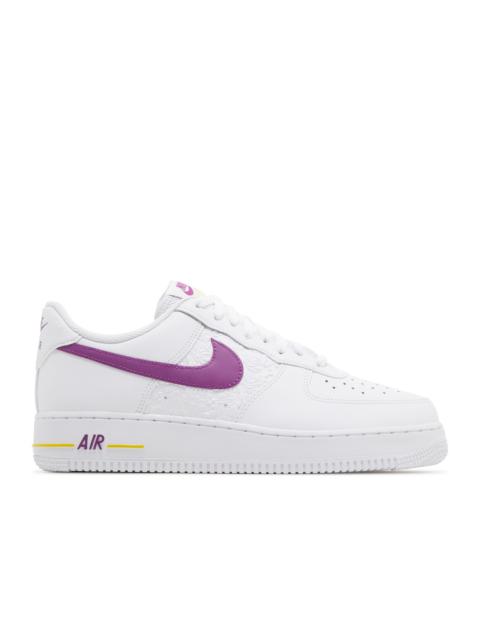 Nike AIR FORCE 1 '07 'EMBOSSED HOOPS - LAKERS'