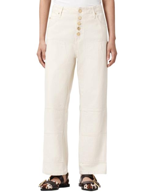 ALLSAINTS AllSaints Tay Wide Leg Carpenter Jeans in Ecru White at Nordstrom
