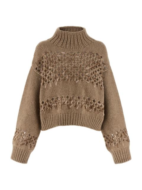 Brunello Cucinelli Drop Sequin Sweater
