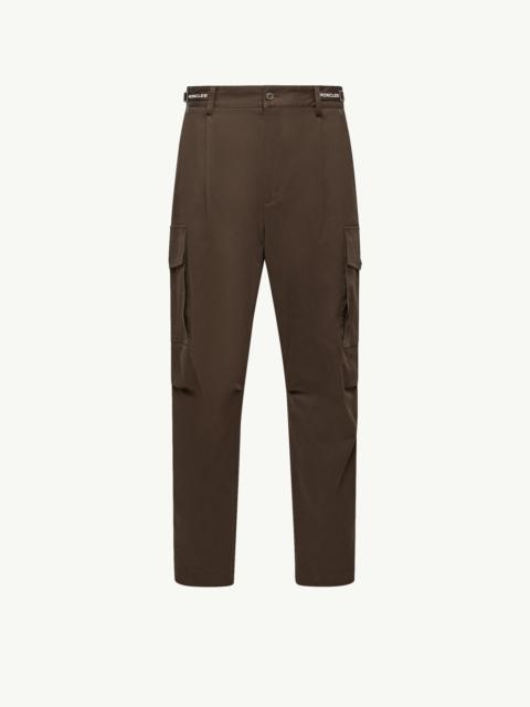 Moncler Cotton Gabardine Cargo Pants