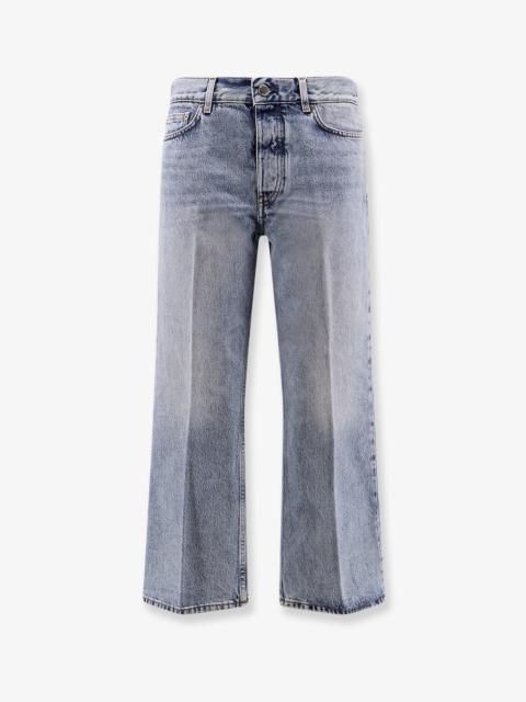 TOTEME Toteme Cotton Jeans With Flared Bottom