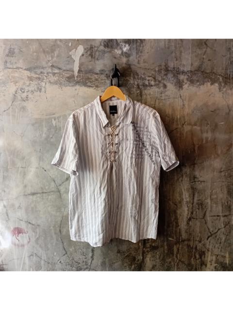 Other Designers Japanese Brand - SPLENDID SATISFACTION JAPAN Y2K STRIPPED POEM LACES