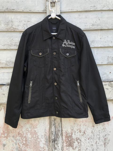 Other Designers Japanese Brand - Crazy Devil Embroided Trucker Jacket