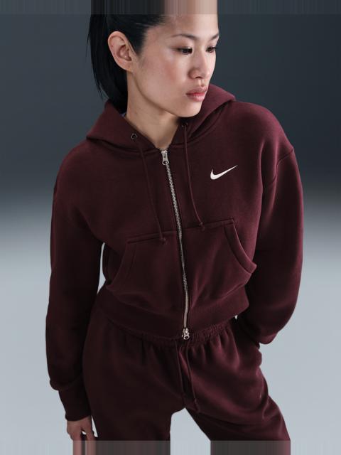 Nike Nike Sportswear Phoenix Fleece Women's Loose Full-Zip Cropped Hoodie