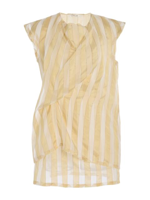 The Row Inawa Layered Silk Top ivory