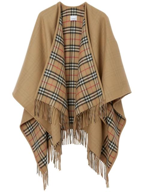 Burberry Women Wool Reversible Cape