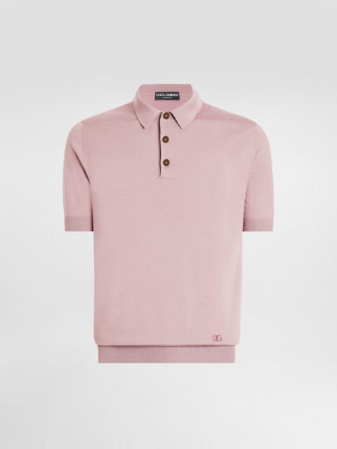 Dolce & Gabbana Silk polo shirt