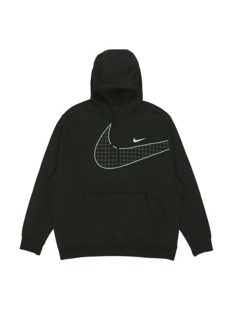 Men's Nike Large Logo Printing Sports Knit Black DO6936-010