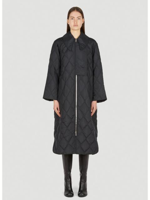 Ganni Women Quilted Coat