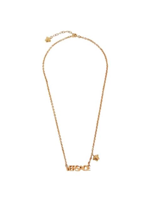VERSACE Versace Gold Logo Medusa Necklace