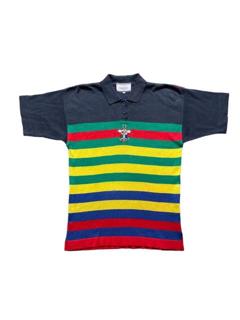 Other Designers Jean Charles De Castelbajac - 1990s Castelbajac colourblock polo