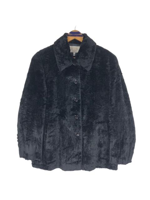 Other Designers Vintage Giorgio Armani Jeans Velvet Corduroy Fleece Coat
