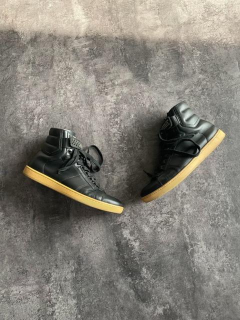 SAINT LAURENT Saint Laurent SLP13 Authentic High-Top Sneakers with Bullet Rivets